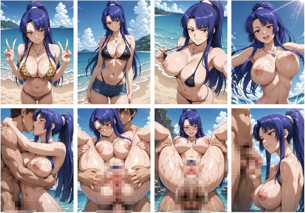 サンプル画像3:八〇紫  CG集(Silvia_AI) [d_609053]