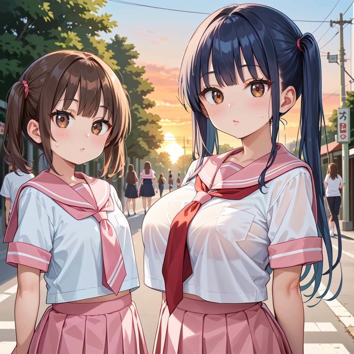 サンプル画像5:帰り道の君が、まぶしすぎて…！えろい230枚(福丸のおうち) [d_609082]