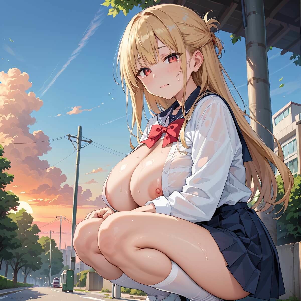 帰り道の君が、まぶしすぎて…!2えろい230枚 画像8