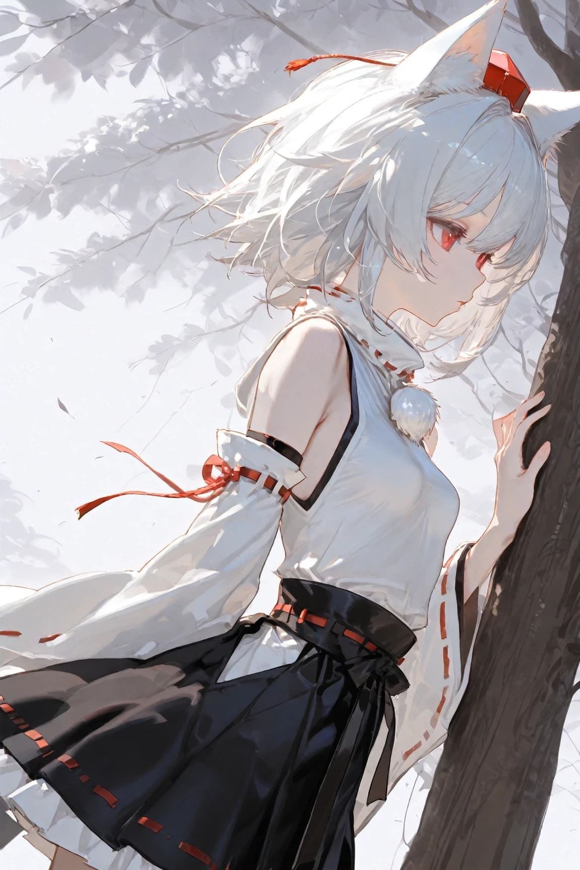 サンプル画像2:犬走椛「白狼の本能」(誘惑のささやき) [d_609093]