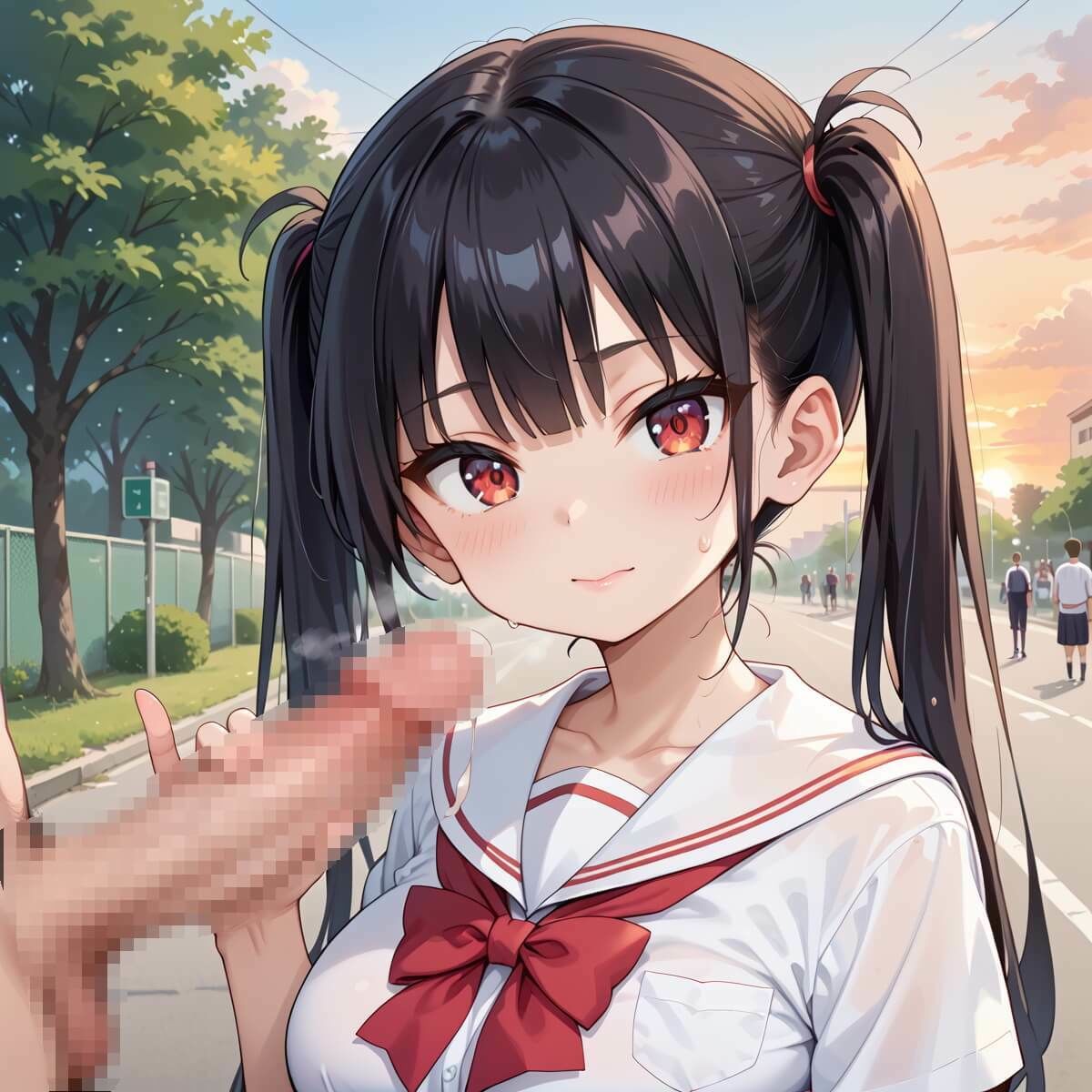 サンプル画像4:帰り道の君が、まぶしすぎて…！4えろい230枚(福丸のおうち) [d_609096]