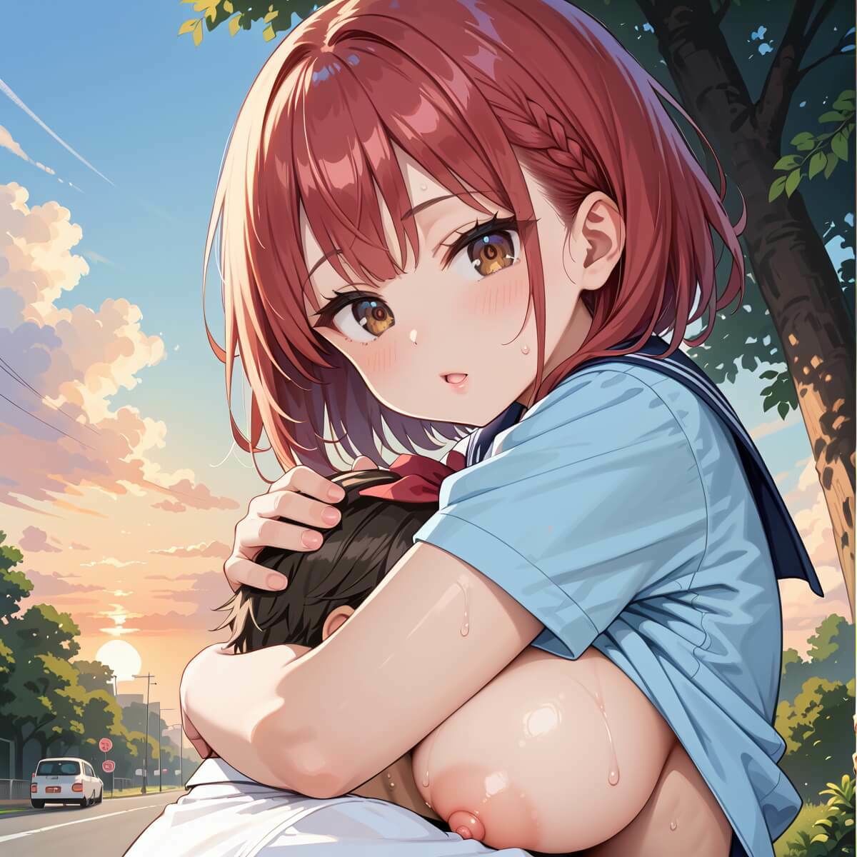 帰り道の君が、まぶしすぎて…！4えろい230枚_8