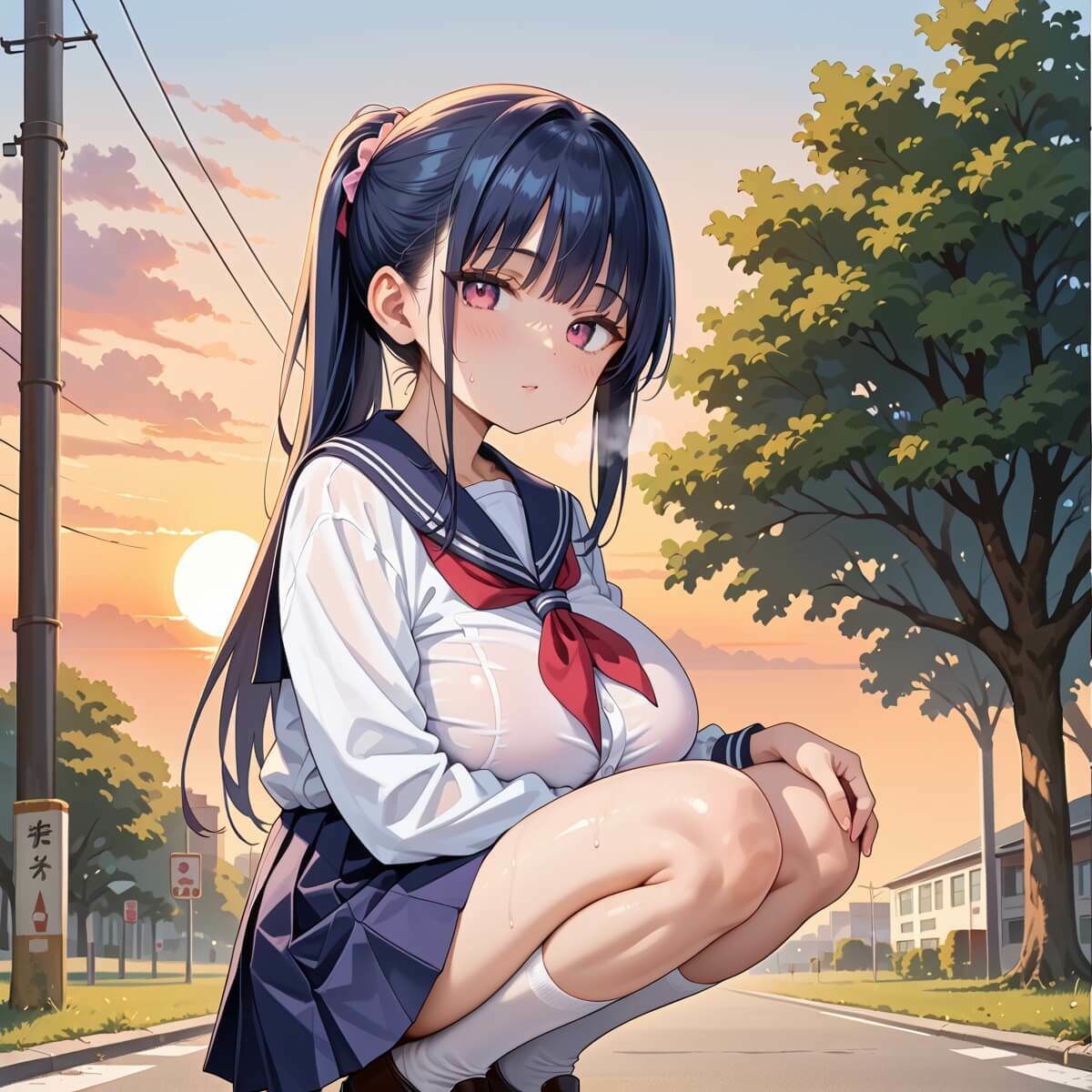 サンプル画像3:帰り道の君が、まぶしすぎて…！5えろい230枚(福丸のおうち) [d_609101]