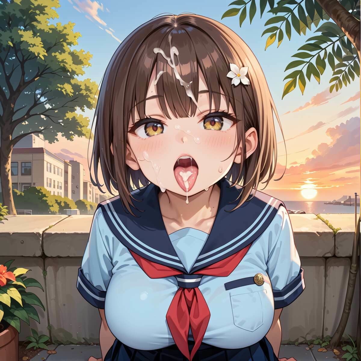 サンプル画像1:帰り道の君が、まぶしすぎて…！6えろい230枚(福丸のおうち) [d_609104]