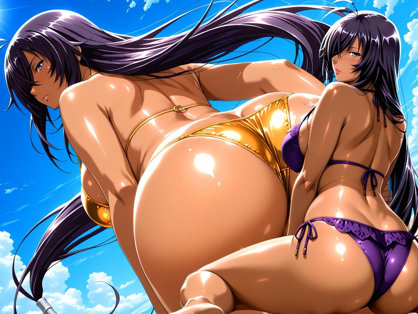 サンプル画像2:乱交ビーチ  関羽〇長編(ばんばん) [d_609106]