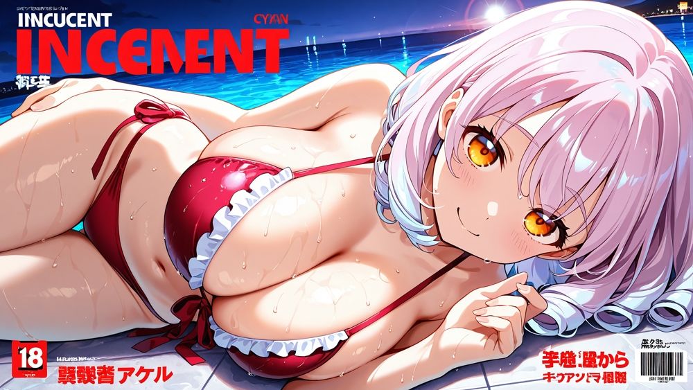 爆乳薄紫髪&褐色グラドルが媚薬で種付け撮影会【450枚】【4K】 画像2