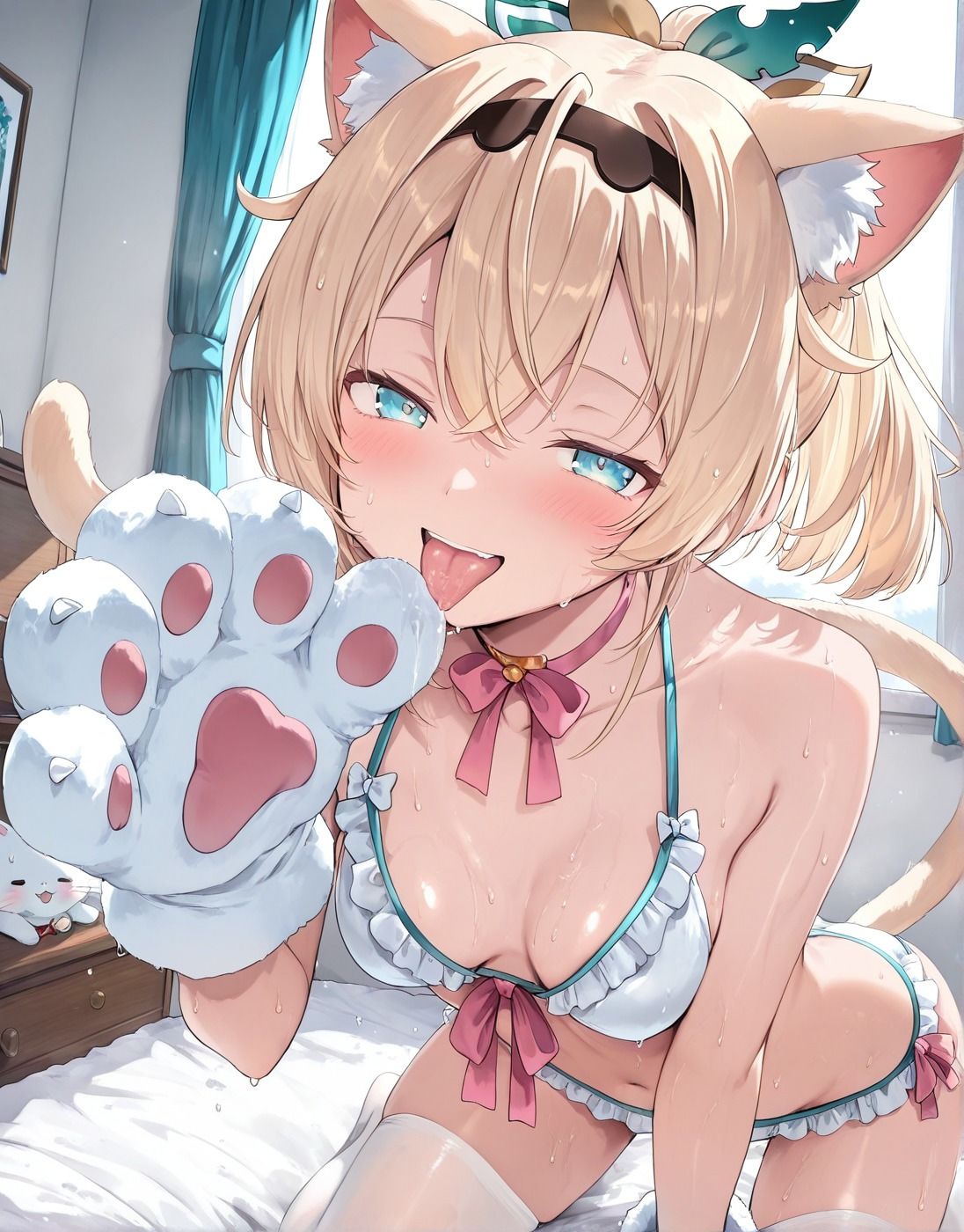 サンプル画像1:ホ●アニマルカフェへようこそ！ご奉仕モードは発情中(あいすてぃー) [d_609152]