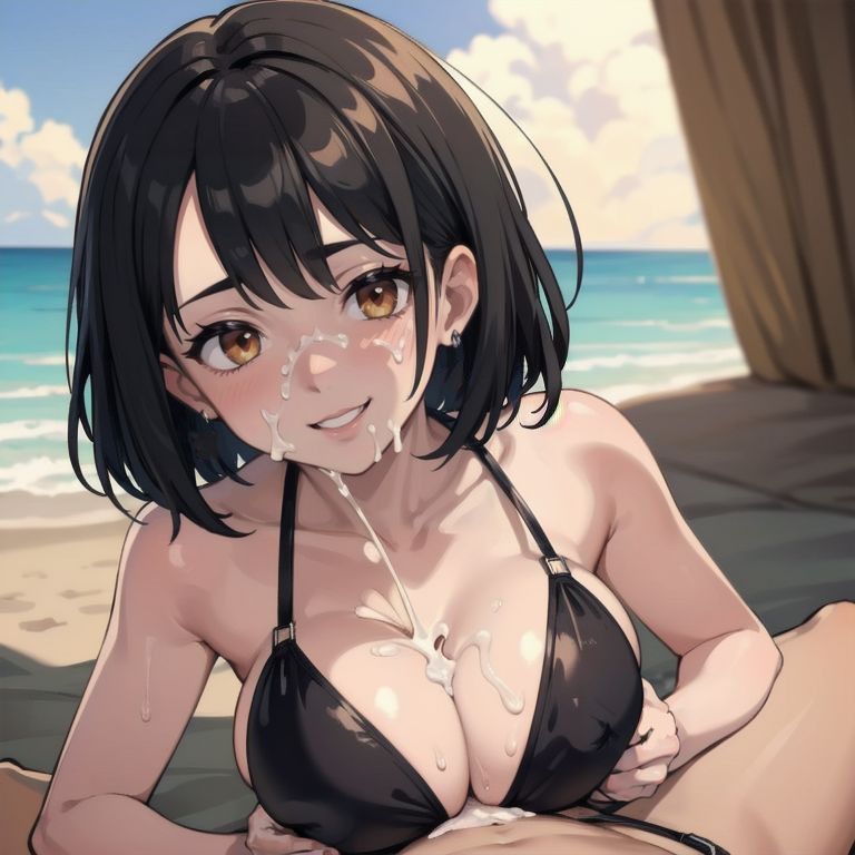 サンプル画像4:いっぱい出たね！〜大量中出し＆ぶっかけ画像集〜(アレン・アイランド) [d_609167]