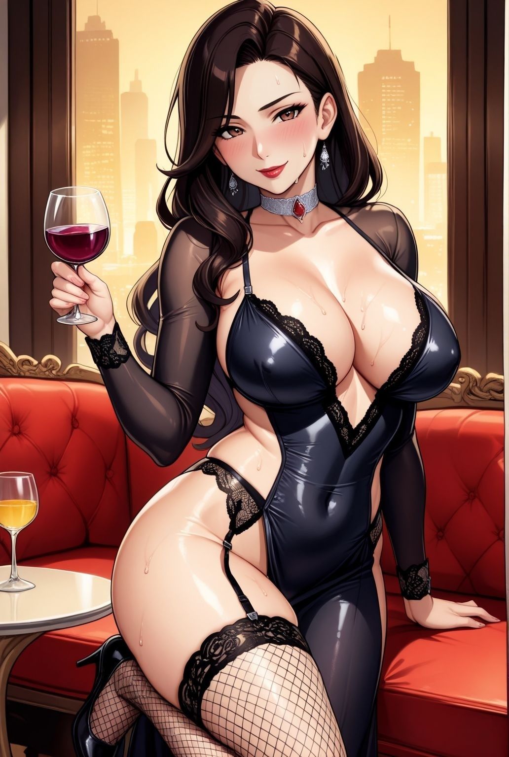 一夜限りの密会 〜人妻熟女とガーターベルト〜かな表記して 画像3