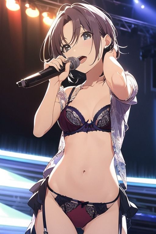 サンプル画像2:アイドルランジェリーライブ(八夜サークル) [d_609256]