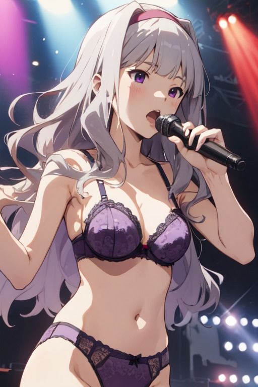 サンプル画像3:アイドルランジェリーライブ(八夜サークル) [d_609256]