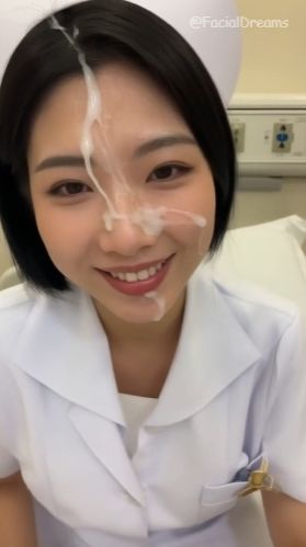 サンプル画像2:顔射後の余韻 – ナース編 Vol.2(FacialDreams) [d_609265]