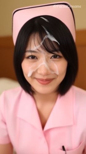 サンプル画像4:顔射後の余韻 – ナース編 Vol.2(FacialDreams) [d_609265]