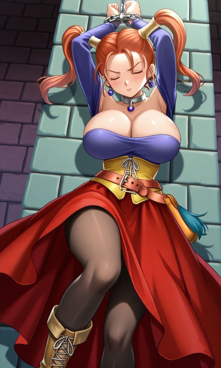 サンプル画像4:フェチコレVol.102 敗北して捕らえられ、拘束・十字架磔されて弄ばれゼシカ（DQ8）【枚数250枚】(満点星) [d_609403]