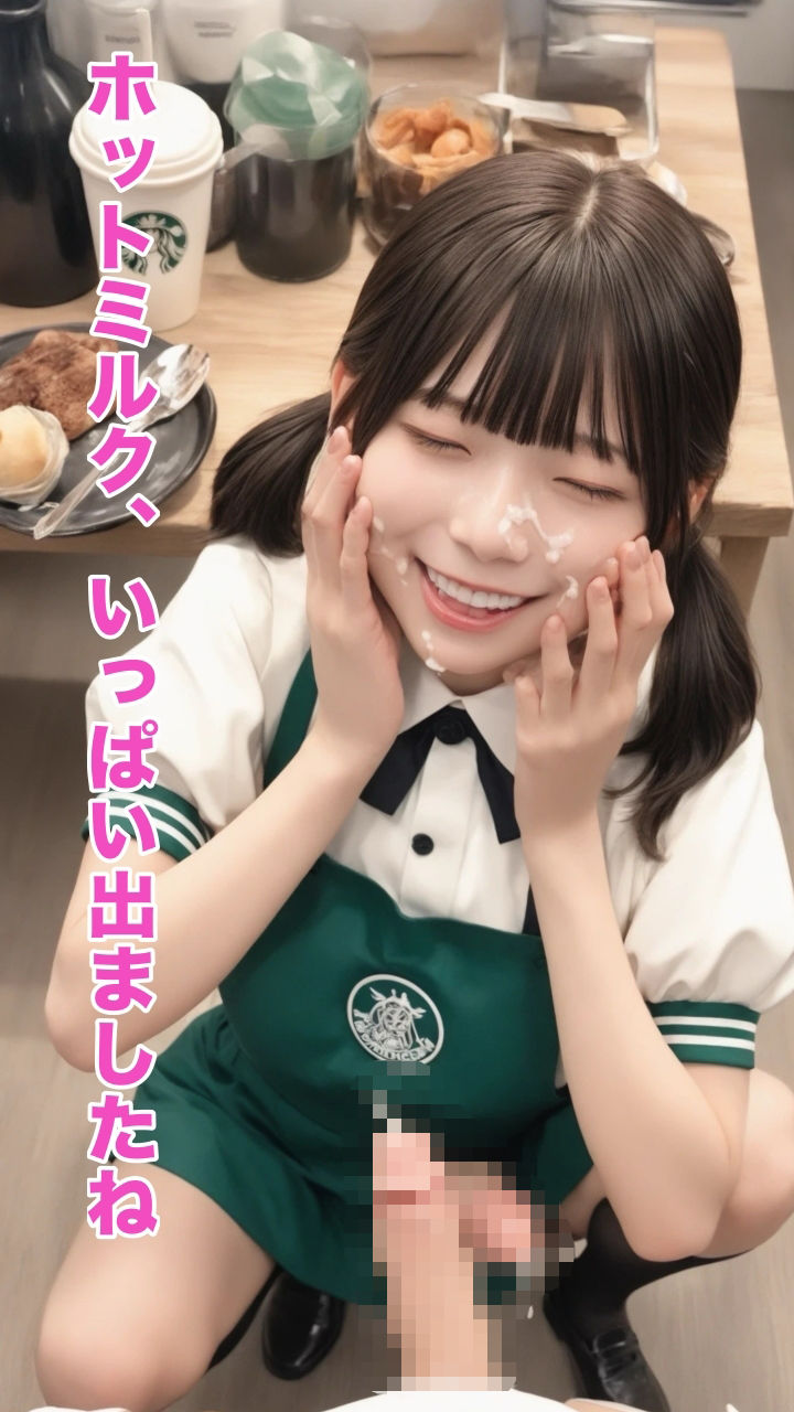 容器放尿 第二弾〈ふたなりカフェ店員さん〉 画像5