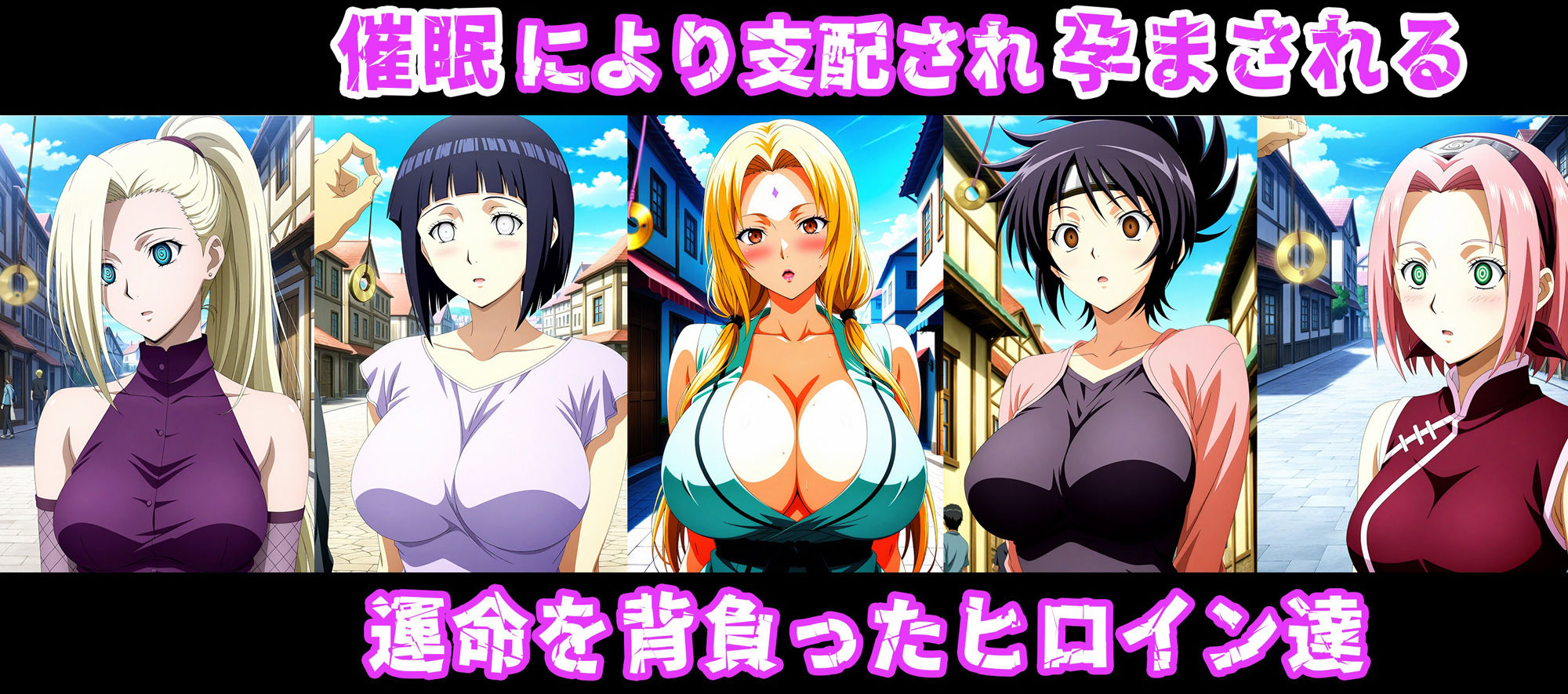 サンプル画像1:孕ませオナホ化契約 〜ナ●ト編〜(アニメ一本背負) [d_609531]