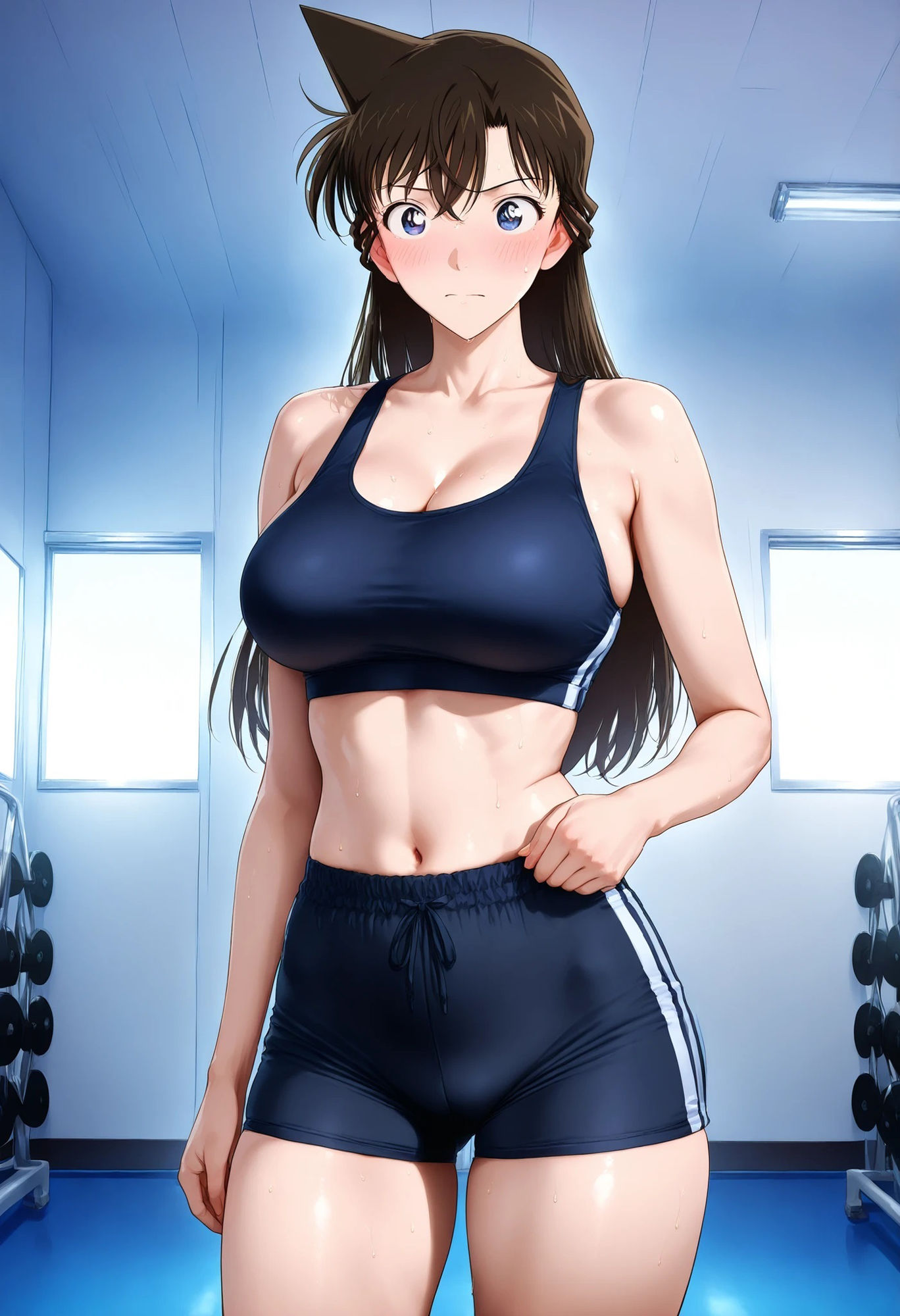 サンプル画像1:毛〇蘭  スポブラ(HKMアート) [d_609535]