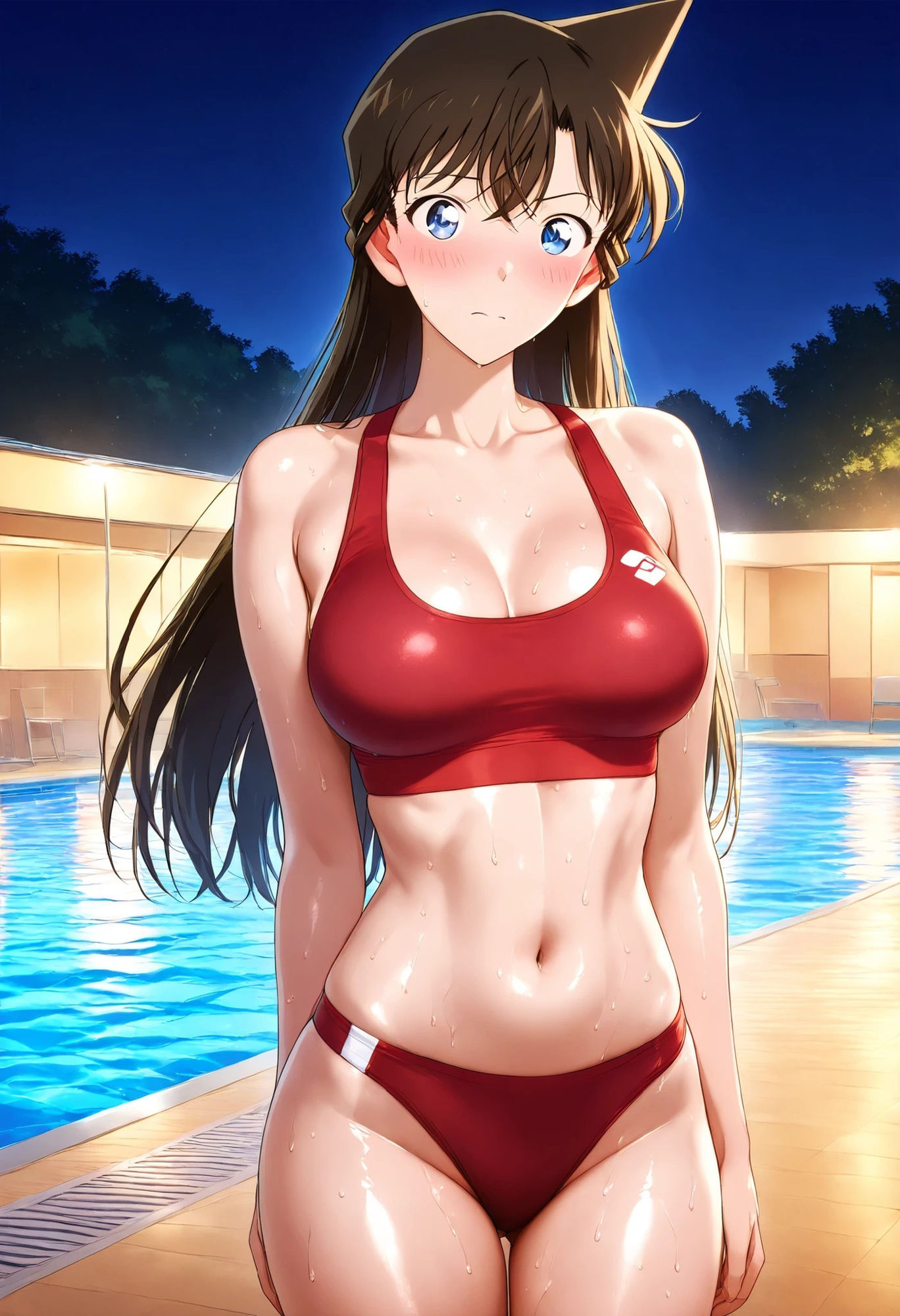 サンプル画像1:毛〇蘭  スポーツビキニ(HKMアート) [d_609549]