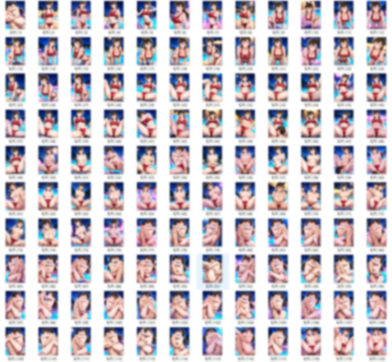 サンプル画像5:毛〇蘭  スポーツビキニ(HKMアート) [d_609549]