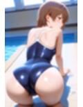 御坂〇琴  スクール水着でおじさんとえっち
