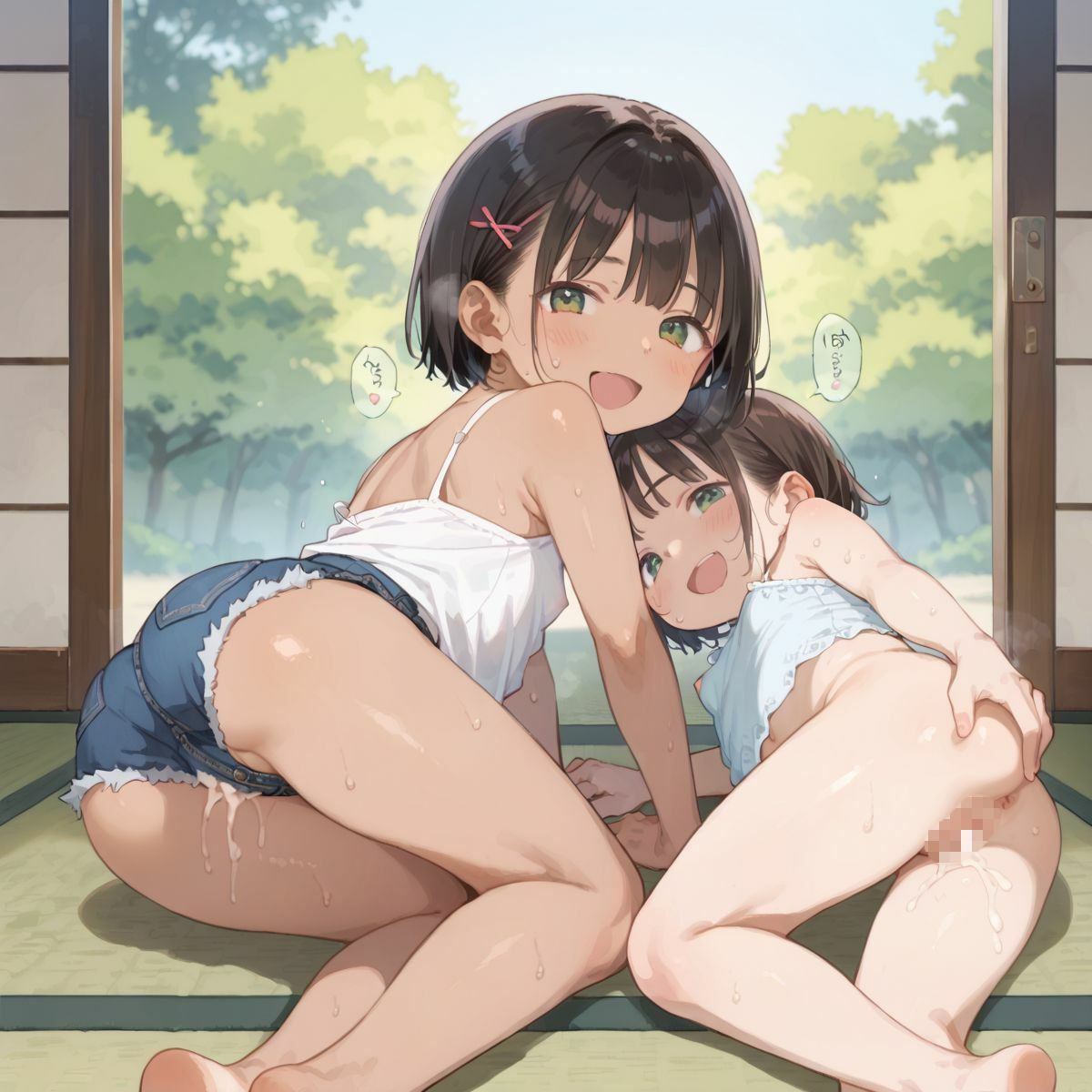 好奇心旺盛すぎるド田舎のこんがりちっぱい娘が食べ放題!013