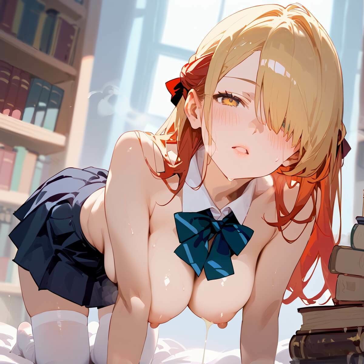 サンプル画像2:Hな地味図書委員2！190枚(よっぴ) [d_609679]