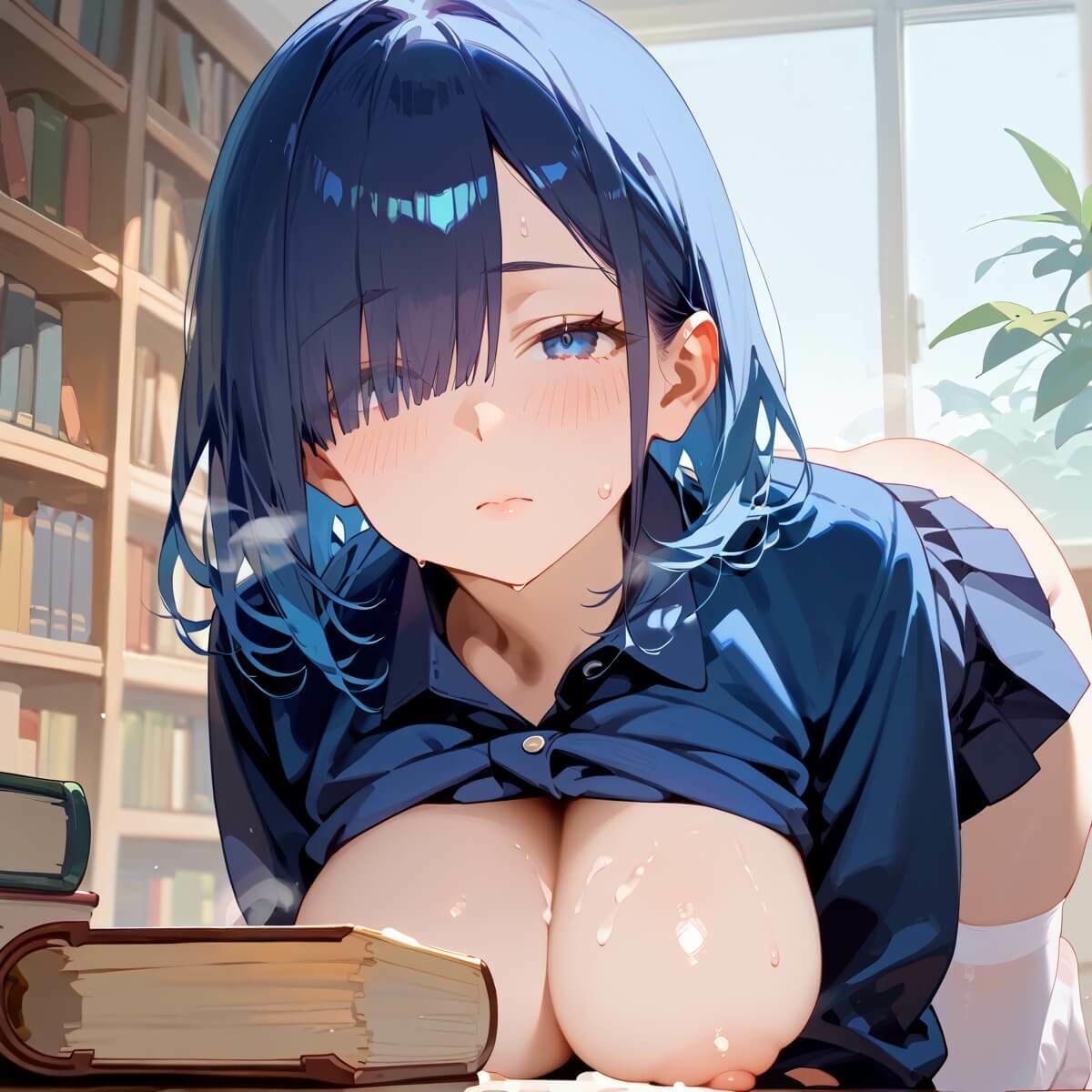 Hな地味図書委員4!190枚 画像8