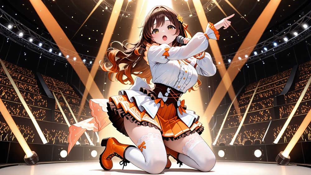 サンプル画像4:爆乳異色ツインアイドルの衣装ズラしハメ撮り【4K】【FANZA専売】(御一堂) [d_609709]