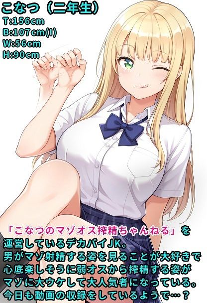 サンプル画像1:こなつのマゾオス搾精ちゃんねる(デカパイ屋さん) [d_609710]