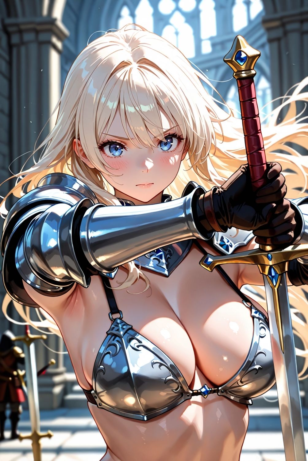 サンプル画像1:乱交・緊縛・屈辱 汚された異世界戦士たち(欲望の花園) [d_609745]