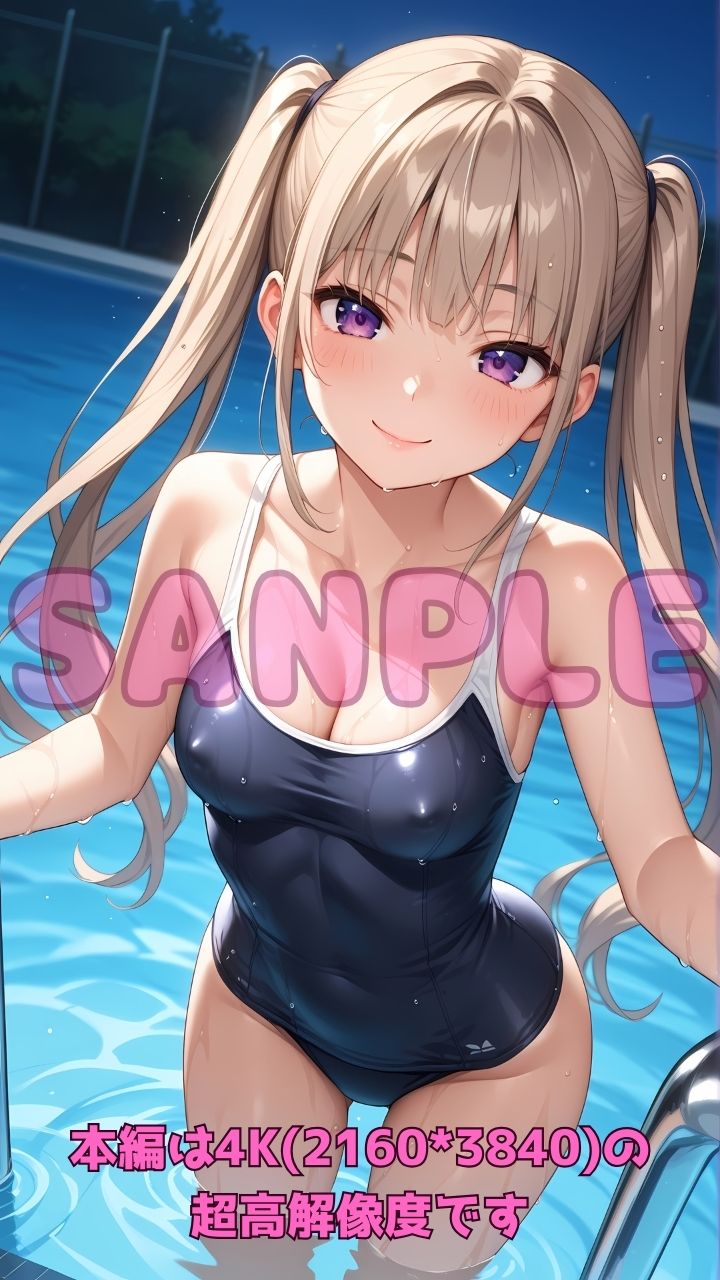 深夜のスク水部〜プールで禁断レッスン3〜 画像1