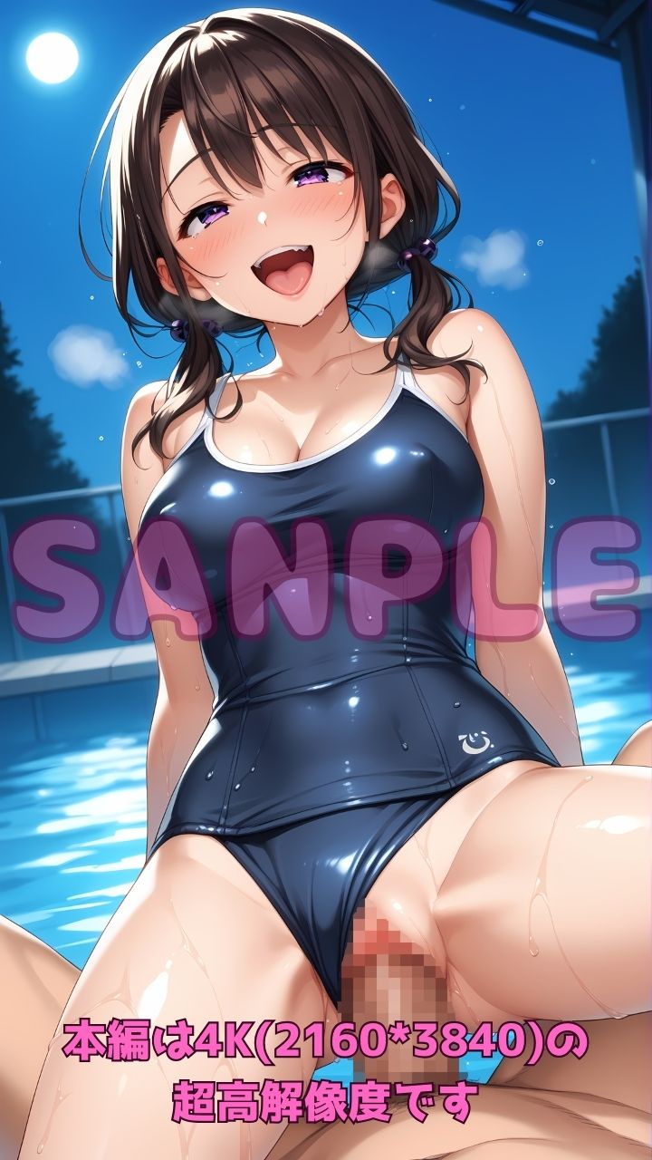 深夜のスク水部〜プールで禁断レッスン3〜 画像4