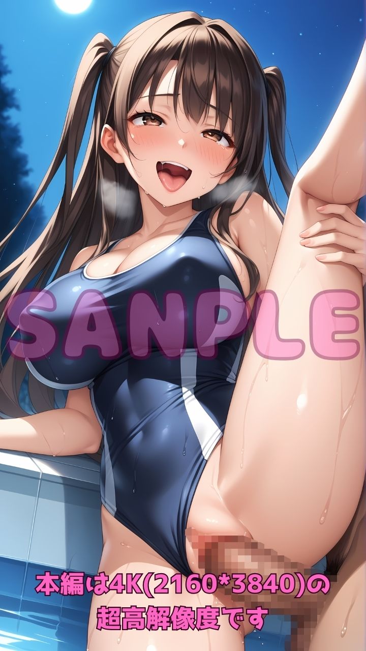 深夜のスク水部〜プールで禁断レッスン3〜 画像5