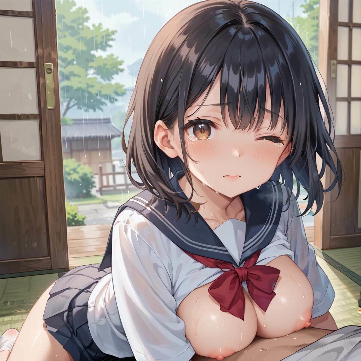 雨宿りの君と張りつくシャツ～濡れた肌がまぶしくて～3【厳選200枚収録】_9