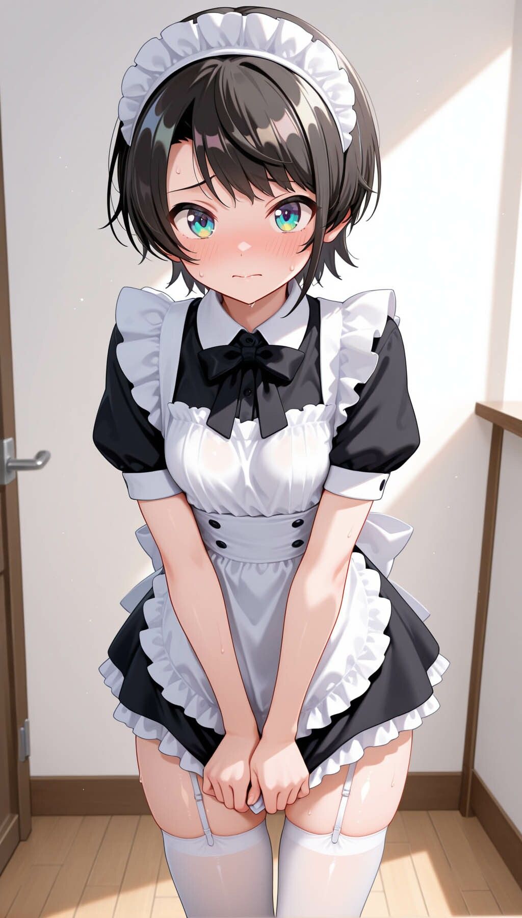 サンプル画像1:ス〇ルがメイド服でご奉仕してくれるらしい(妄想コレクション) [d_609813]