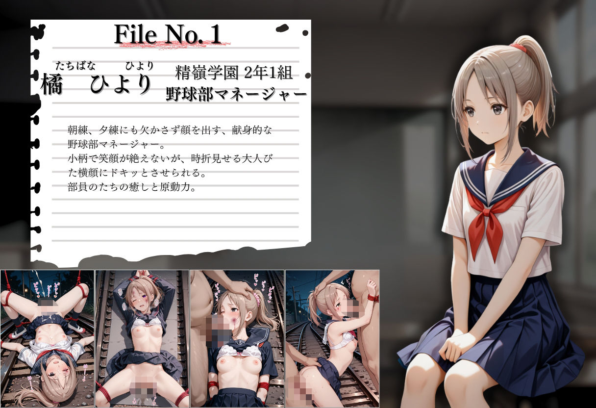 サンプル画像2:乗ったら最後  痴●され孕まされた野球部マネージャー(濡夢幻想) [d_609836]