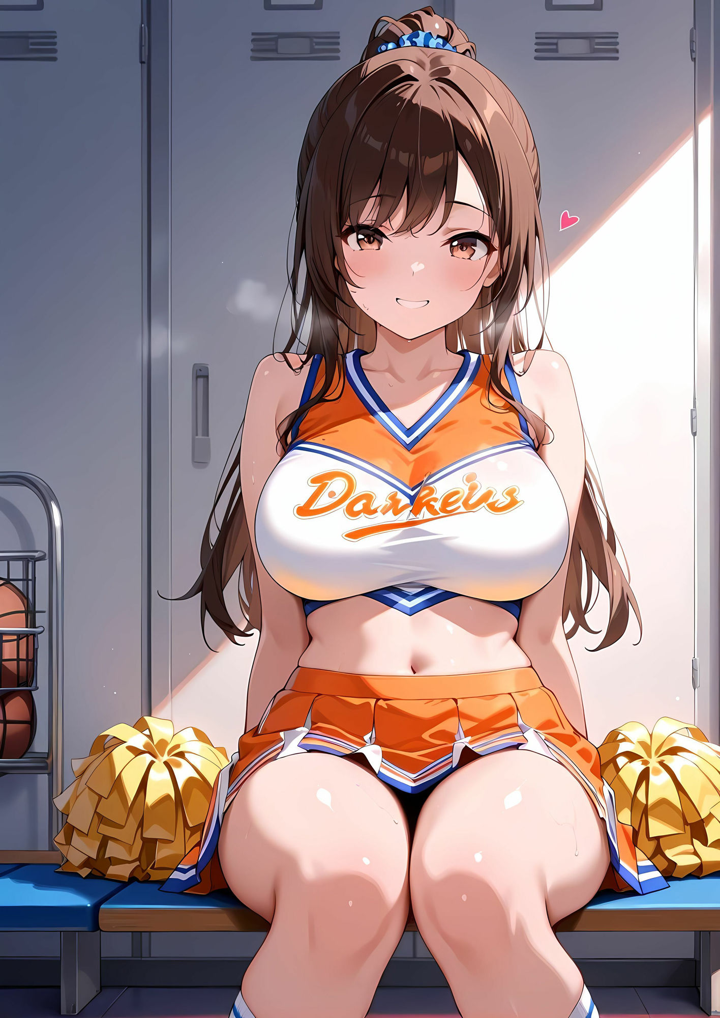 サンプル画像1:チア娘の肉欲乱舞(清楚ビッチちゃん) [d_609843]