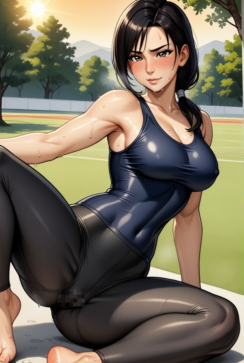 サンプル画像3:鍛え抜かれた肢体、人妻若熟女の体育教師の甘い誘惑(緊縛クラブ) [d_609919]