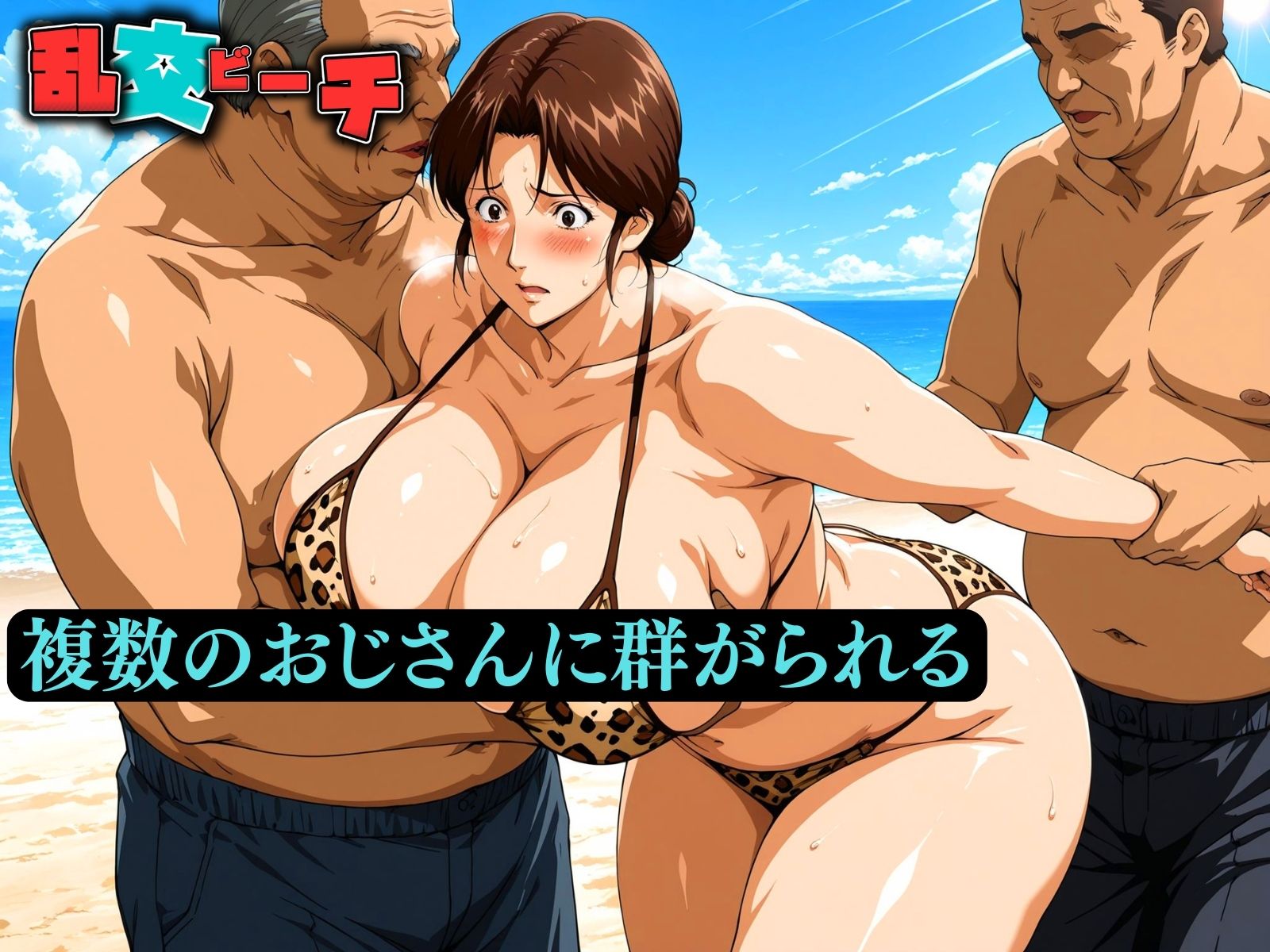 サンプル画像3:乱交ビーチ  進藤美〇子編(ばんばん) [d_609957]