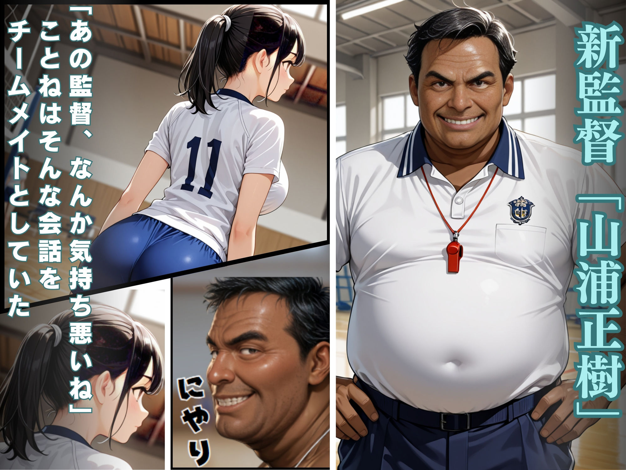 サンプル画像2:バレー部監督の特別指導で快楽イキ地獄(あかさ太郎) [d_609962]