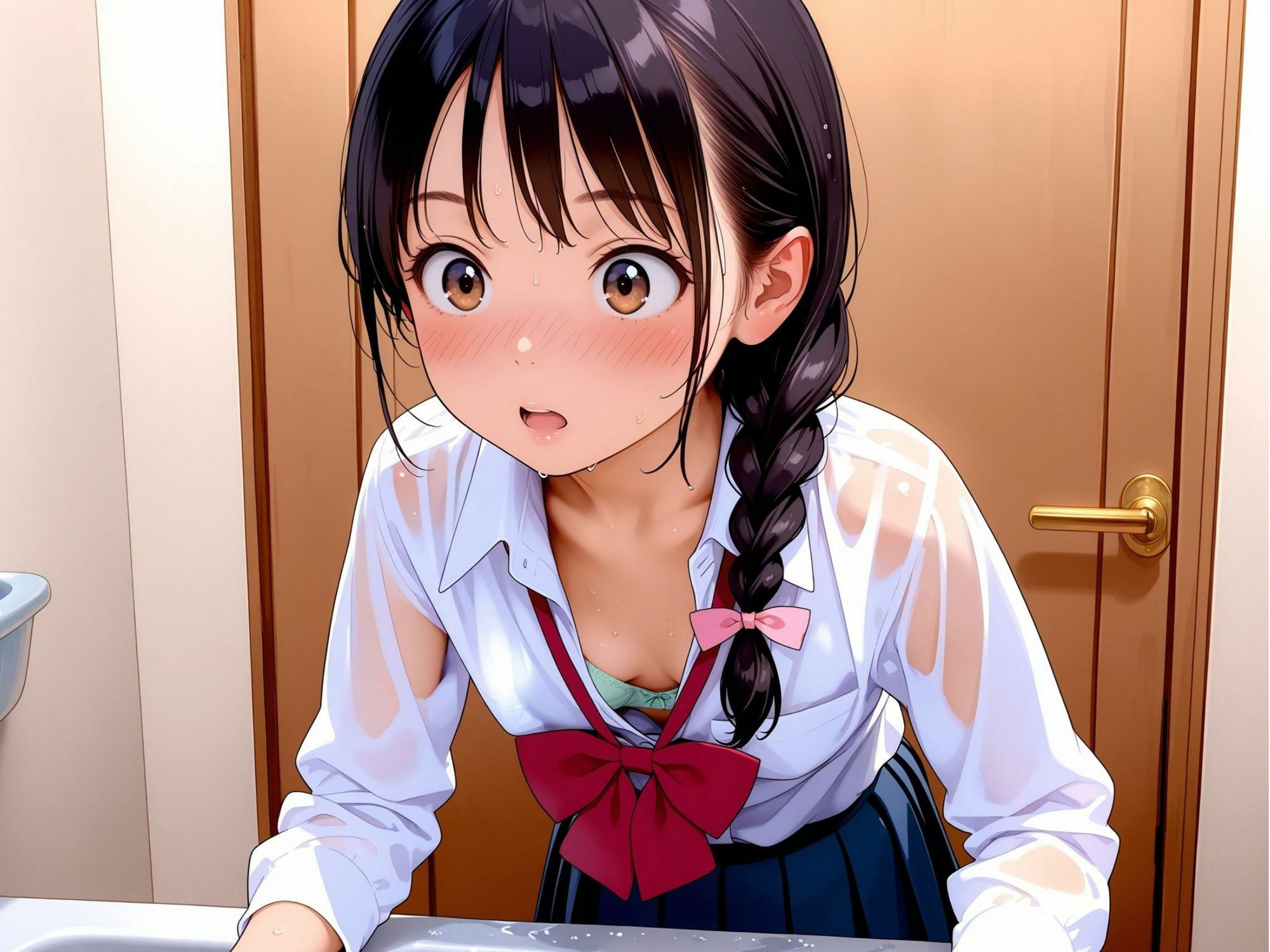 お兄ちゃんが望むなら〜びしょ濡れの放課後、わたしの心も濡れていた〜（前編） ロリ大魔神 エロ画像6