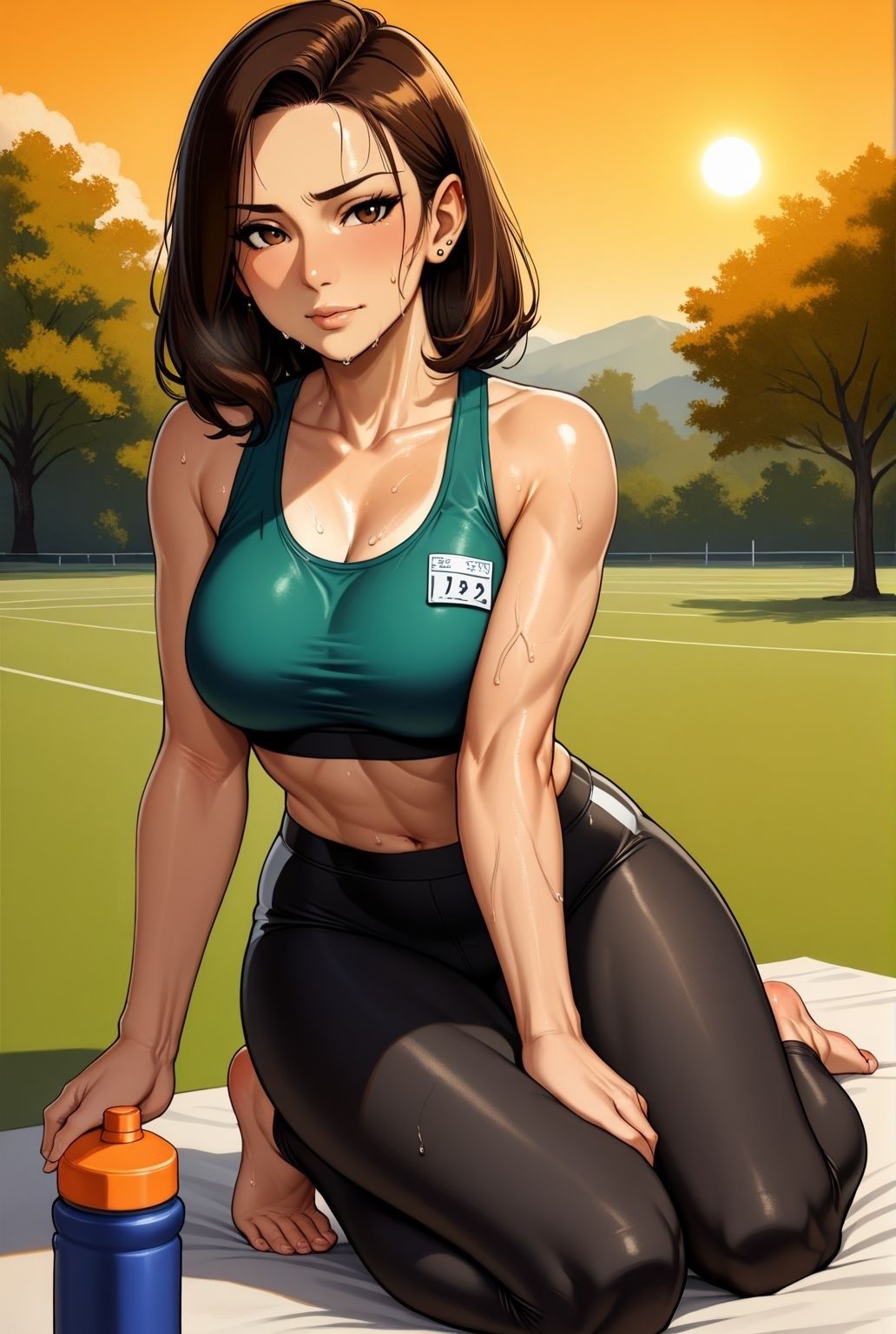 サンプル画像1:若熟女教師の放課後ルーティン 〜鍛錬された色気〜(快楽熟女人妻クラブ) [d_610100]