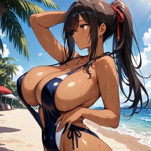 巨乳×水着シリーズ vol.6 画像1