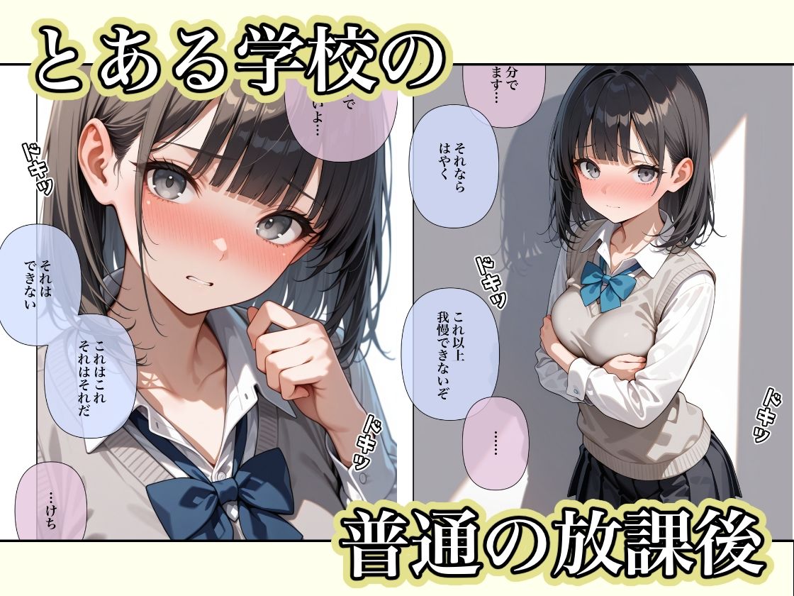 サンプル画像1:貞操観念のゆるい教室2(ステーキくん) [d_610333]