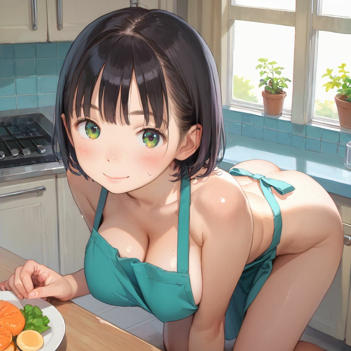 束縛///裸エプロンJKの誘惑っ！05 画像8