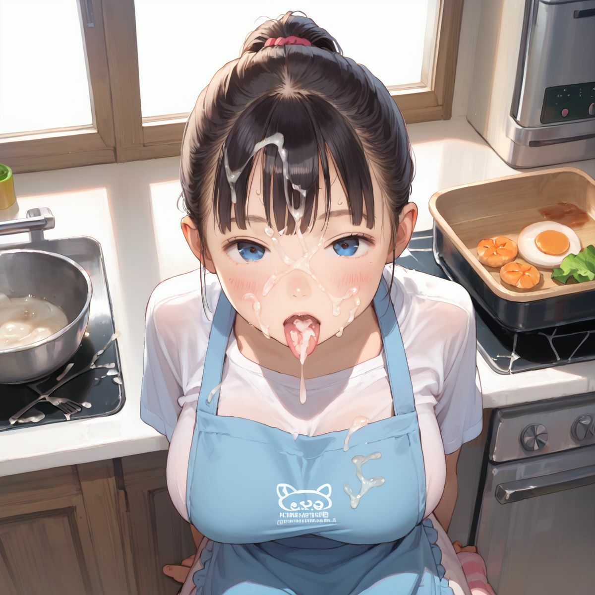 サンプル画像6:束縛///裸エプロンJKの誘惑っ！06(みかさ屋) [d_610377]