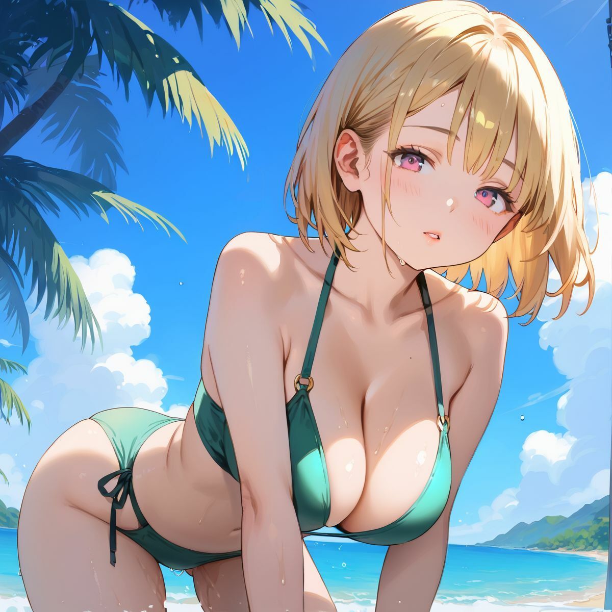 サンプル画像4:幼馴染はレンタル彼女〜ビーチで幼馴染をNTRする04(みたらしあんこ) [d_610391]