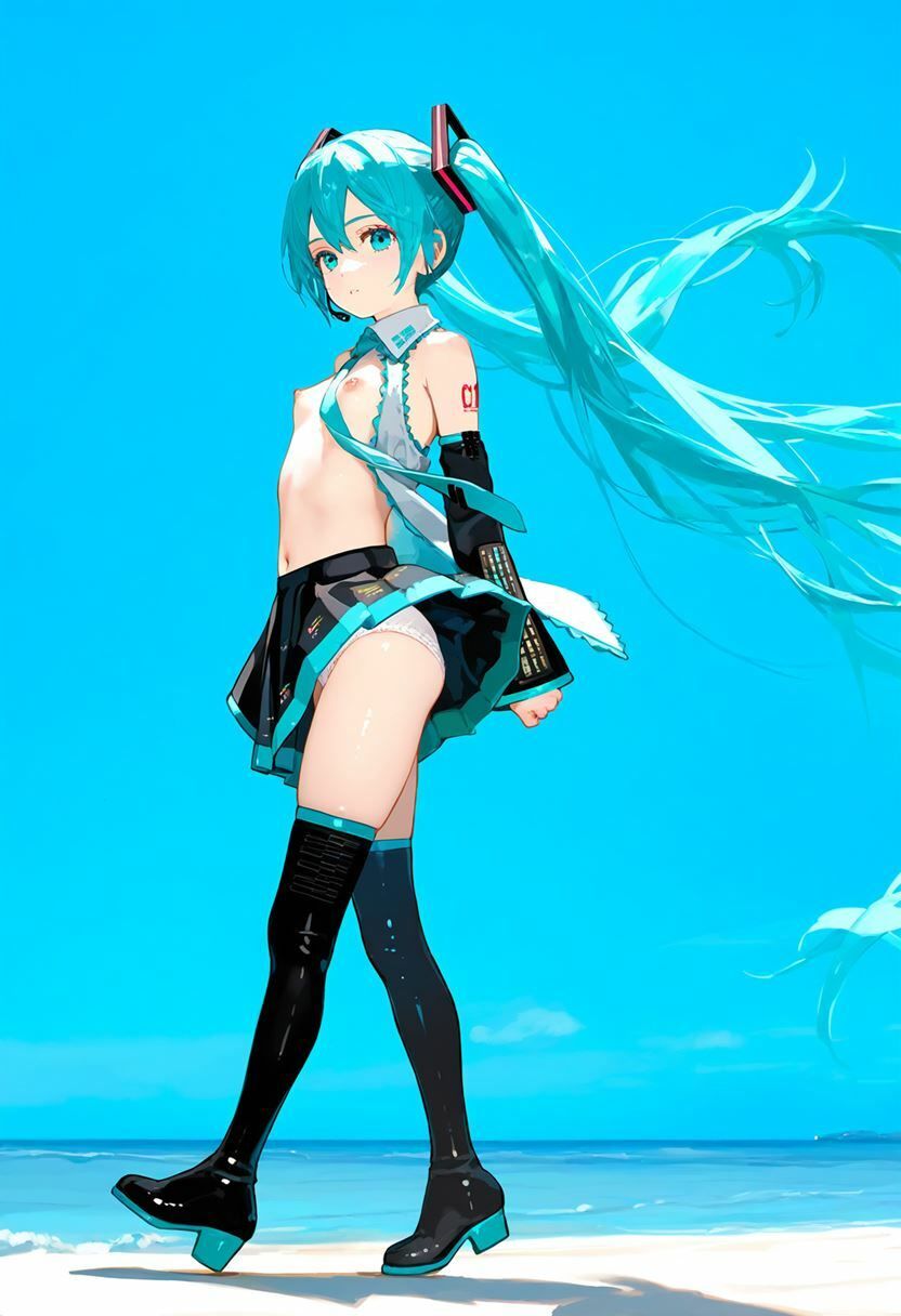 初音ミク 大量ぱんつ 画像10