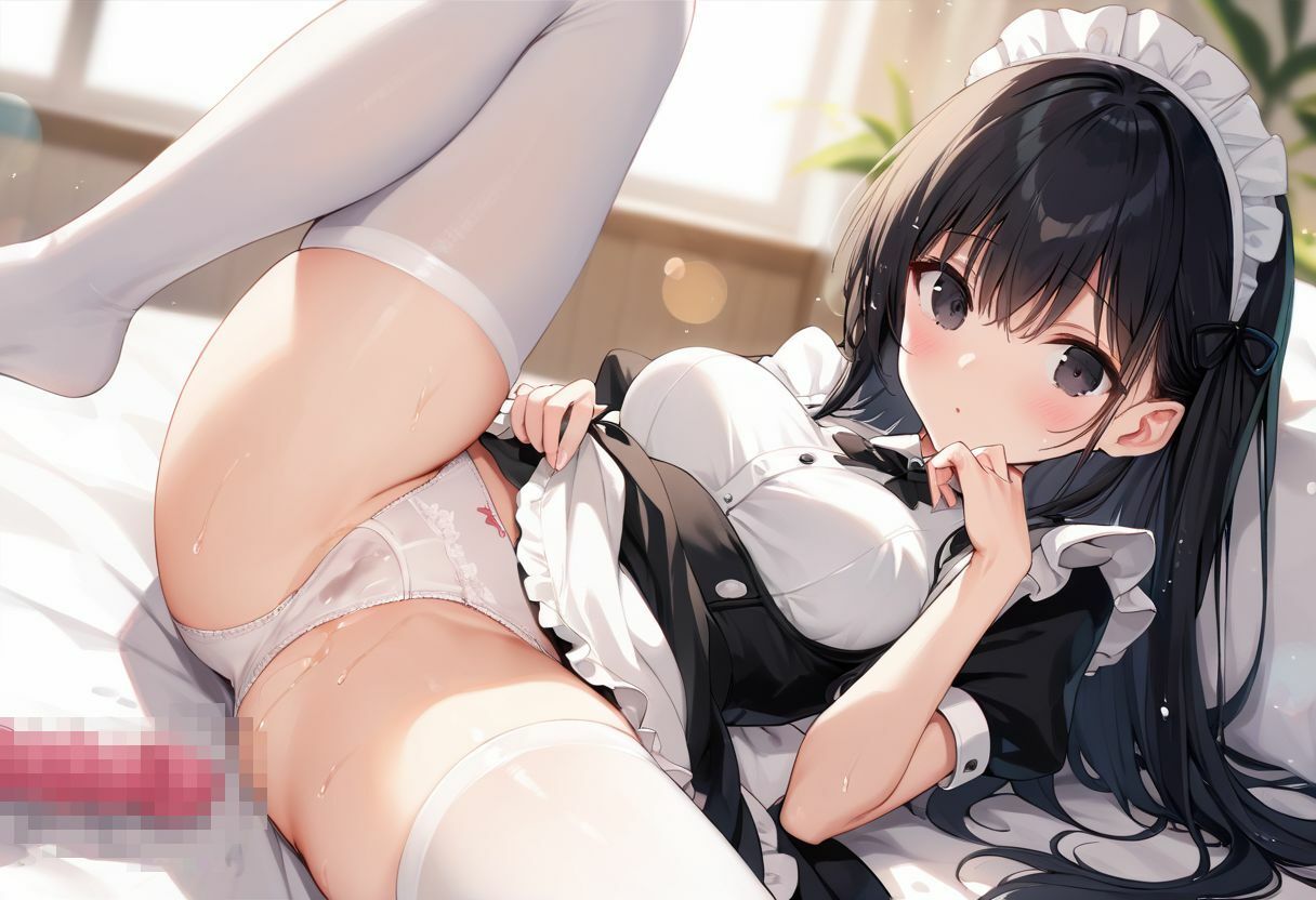 サンプル画像5:無口なお姉ちゃんにコスプレ着させて親に内緒で生ハメセックス(ペニマラまんまん) [d_610396]