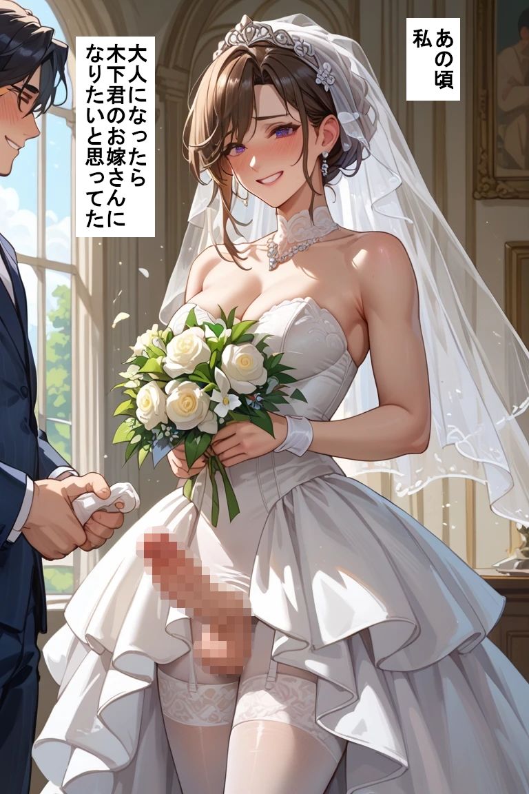 僕のお尻の穴が性器に変わるまで2 紗季の場合(ストーリー付) 親友の花嫁になるのが夢だった男の娘のリアルな陥穽 画像7